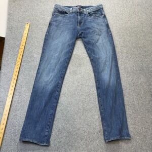 Fidelity Men Jeans 30x31 Jimmy Slim Straight Victory Blue Stretch Denim Made USA